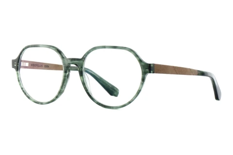 Lunettes de vue Wood Fellas EDEN (11113 curled/green)