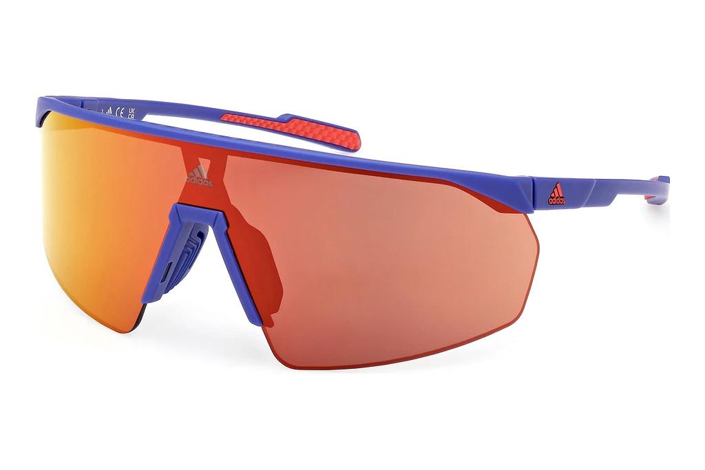Adidas   SP0075 91L roviex verspiegeltMatt Blau