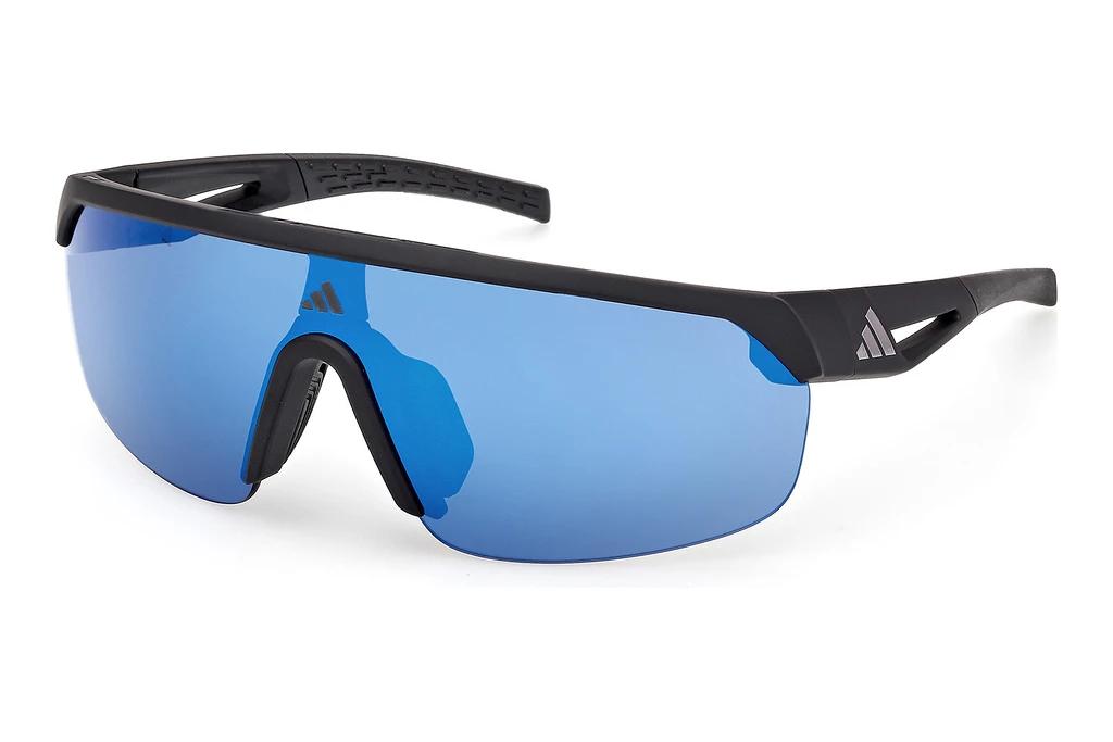 Adidas   SP0109 02X blau verspiegeltMatt Schwarz