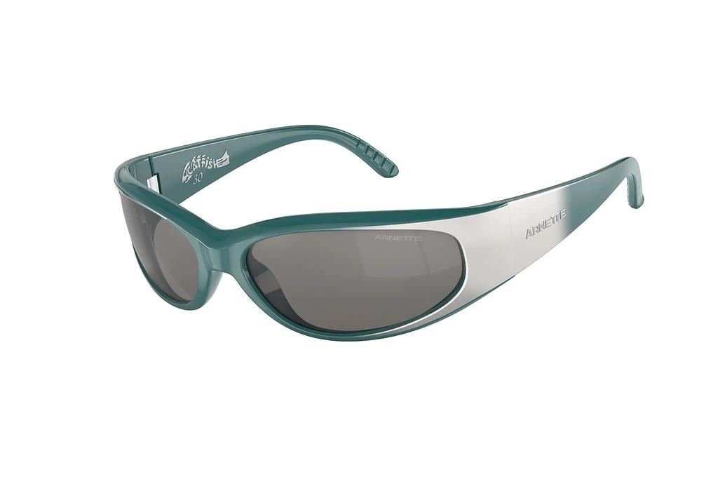Arnette   AN4302 28176G Light Grey Mirror Silver 80Green Gradiant Metal Silver