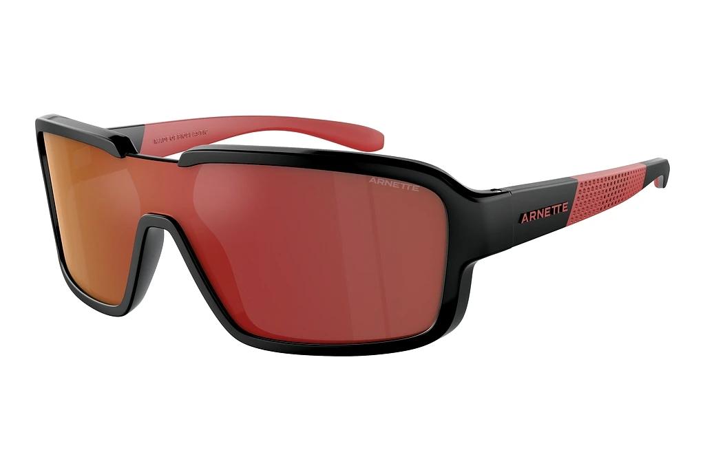 Arnette   AN4335 27536Q Dark Grey Mirror Red/YellowBlack Matte/Shiny