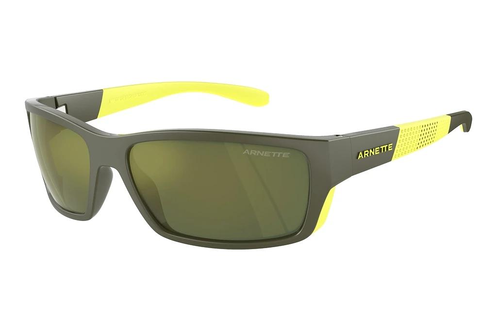 Arnette   AN4336 28546R Dark Green Mirror PetrolMilitary/Lime Matte/Shiny