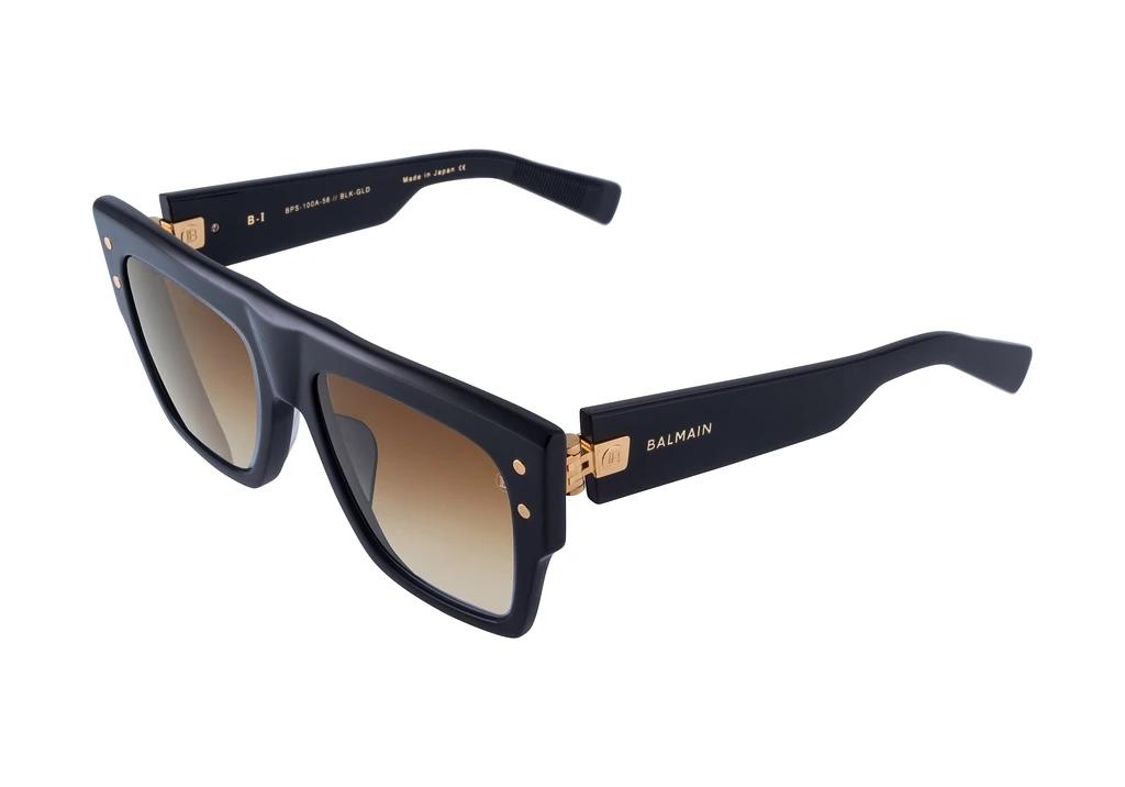 Balmain Paris   BPS-100 E Navy - Gold w/ Brown to Clear Gradient - AR