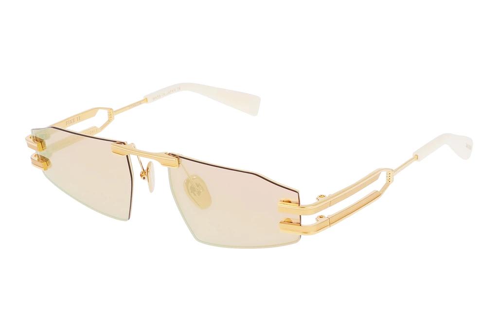 Balmain Paris   BPS-137 D Brown - Rose Gold Mirror - ARGold- Matte  Gold - Bone
