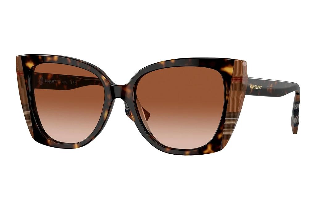 Burberry   BE4393 405313 Brown GradientDark Havana/Check Brown