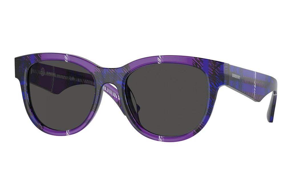Burberry   BE4432U 411387 Dark GreyCheck Violet