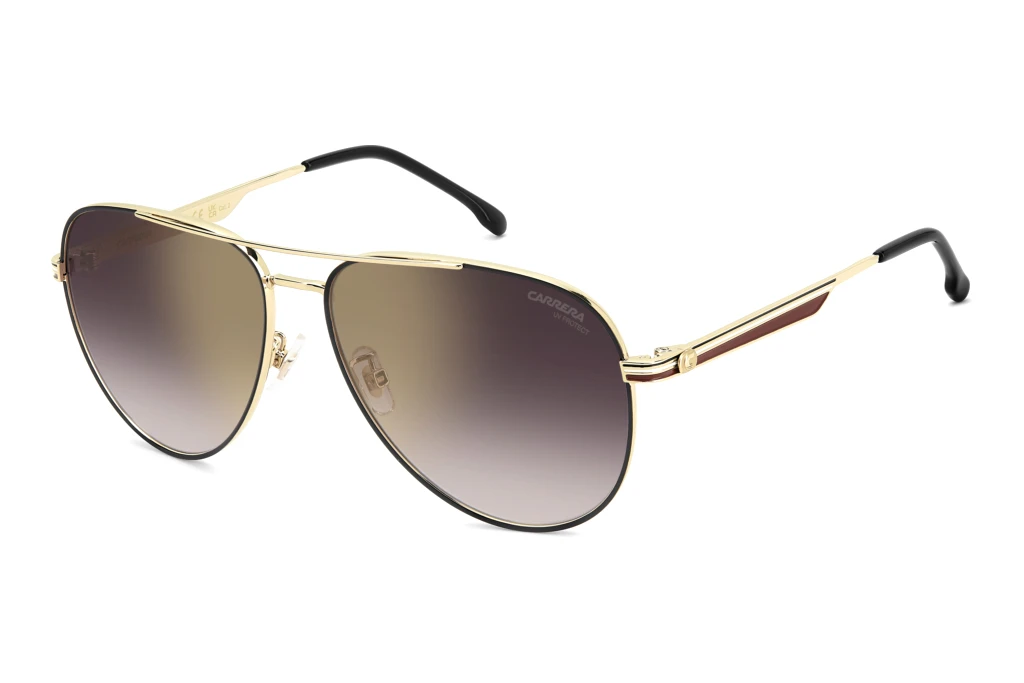 Carrera   CARRERA 3088/S NOA/YK GOLD MIRROR ON BURGUNDY SHADEDGOLD BURGUNDY