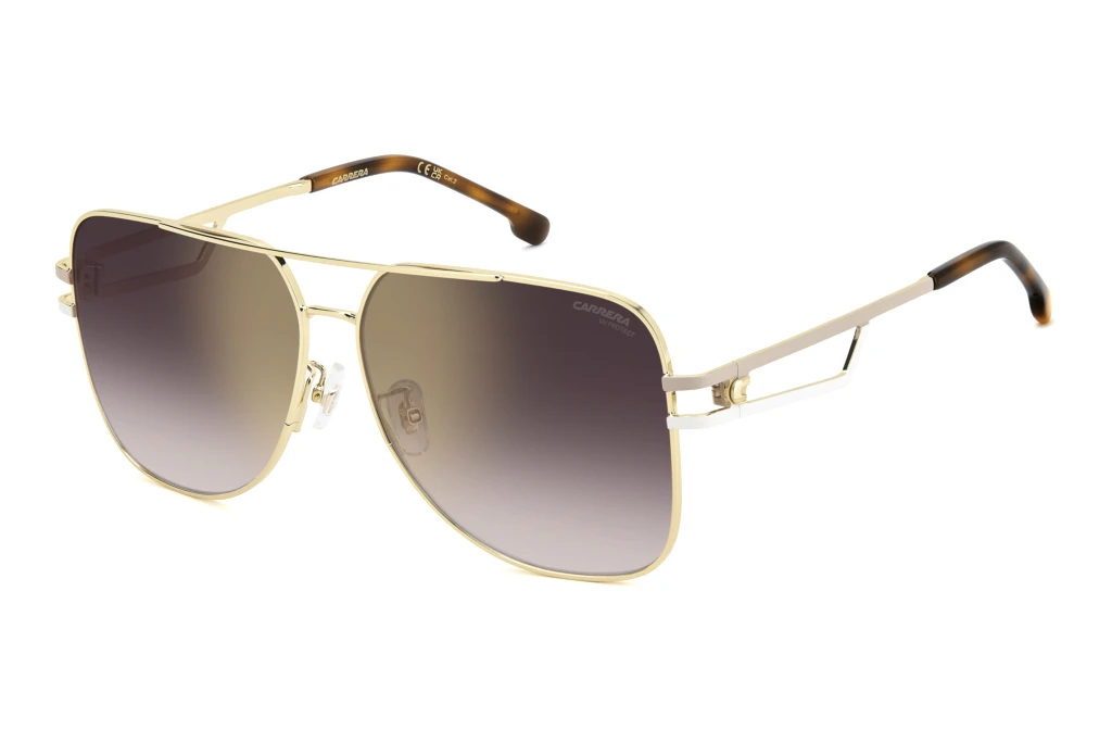 Carrera   CARRERA 3100/S 24W/YK GOLD MIRROR ON BURGUNDY SHADEDGOLD BEIGE HAVANA