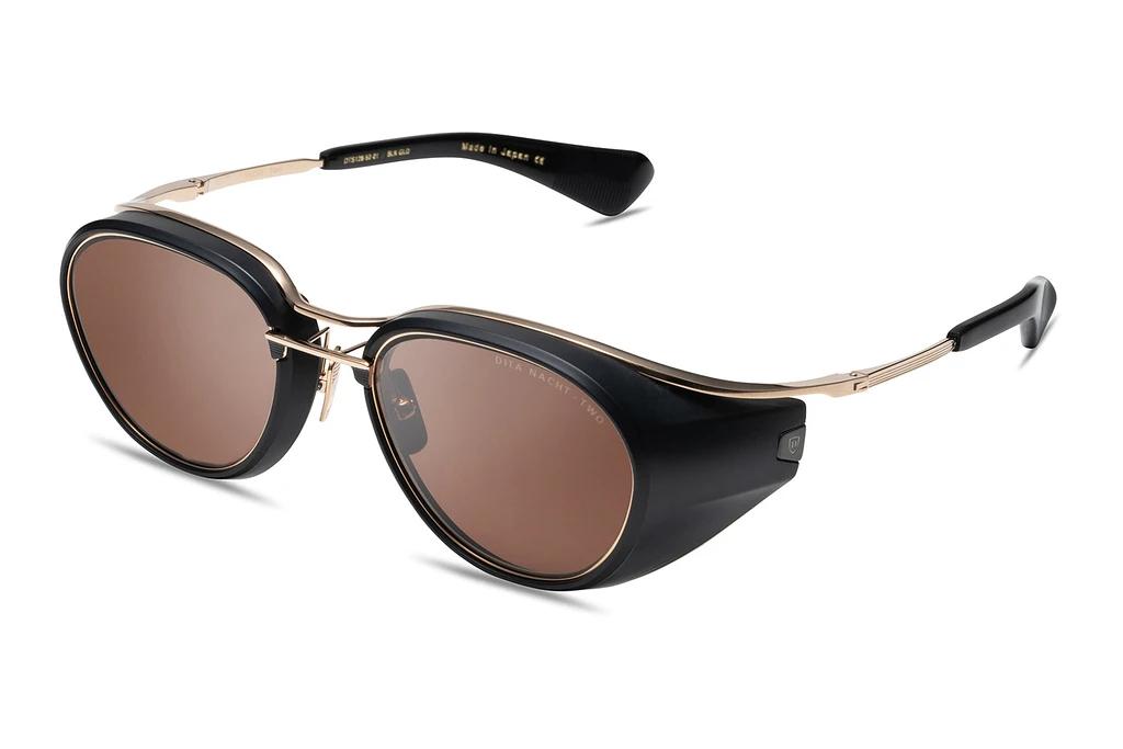 DITA   DTS-128 01 High Contract Dark Brown - ARMatte Black - White Gold