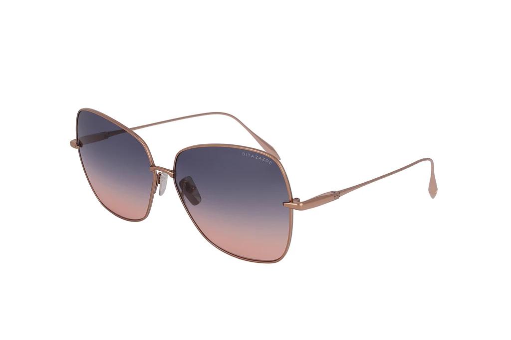 DITA   DTS-145 02A DARK GREY TO PEACH GRADIENTROSE GOLD