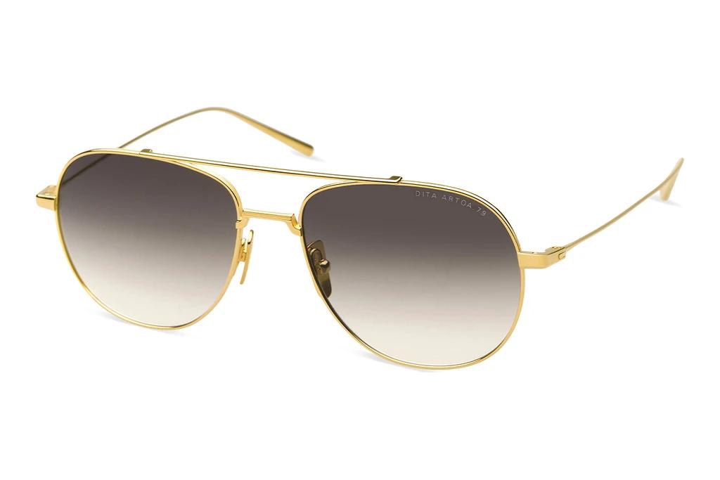 DITA   DTS-161 01A Dark Grey to Clear GradientYellow Gold