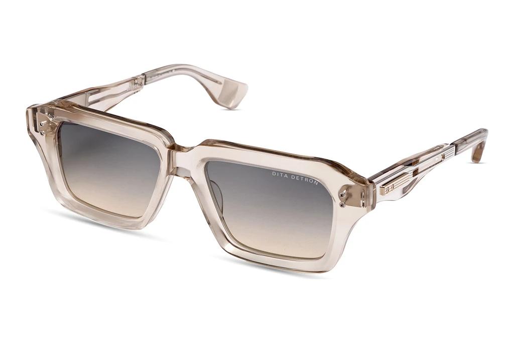 DITA   DTS-459 03A GREY TO APRICOT GRADIENTKHAKI CRYSTAL - SILVER