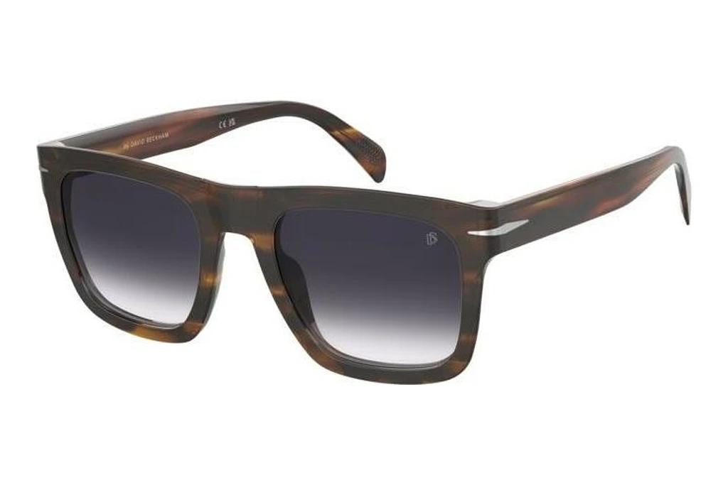 David Beckham   DB 7000/S FLAT WR9/DG GREY DOUBLESHADEBRAUN