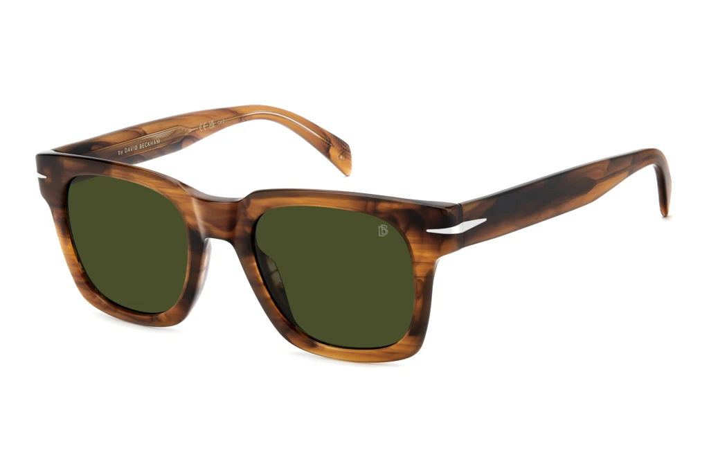 David Beckham   DB 7160/S EX4/QT GREENBROWN HORN