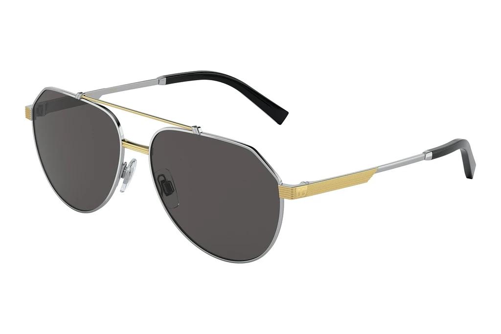 Dolce & Gabbana   DG2288 131387 Dark GreySilver/Gold