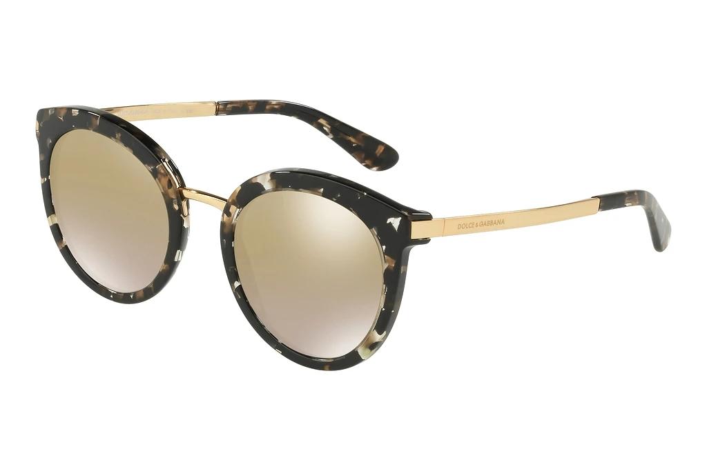Dolce & Gabbana   DG4268 911/6E Clear Gradient Brown MirrorCube Black/Gold