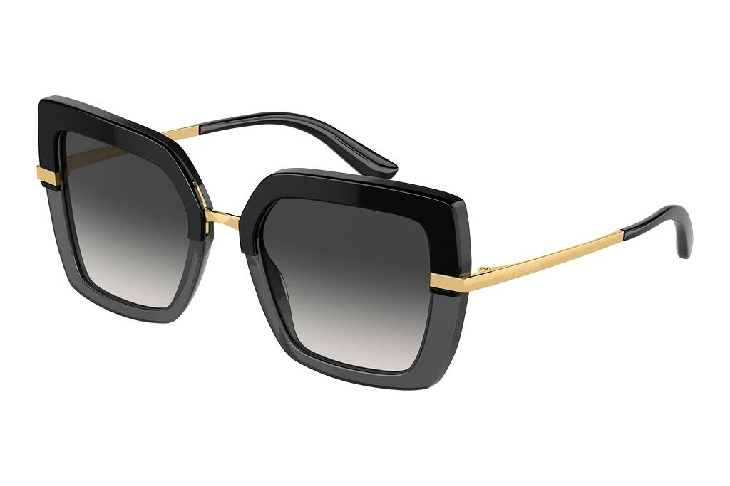 Dolce & Gabbana   DG4373 32468G Light Grey Gradient BlackBlack On Transparent Black