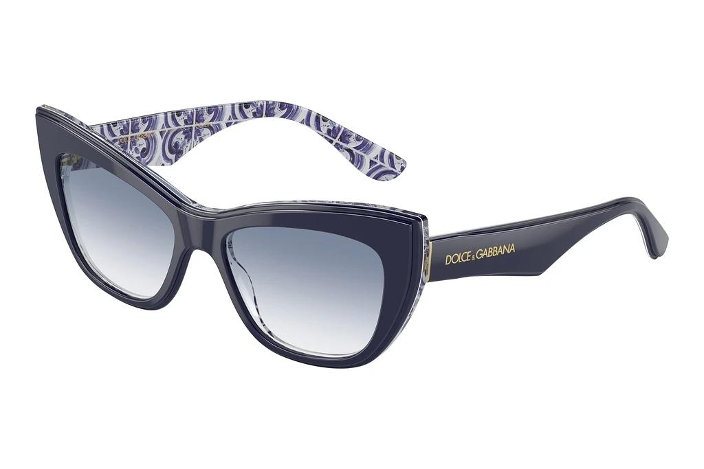 Dolce & Gabbana   DG4417 341419 Clear Gradient Light BlueBlue On Blue Maiolica
