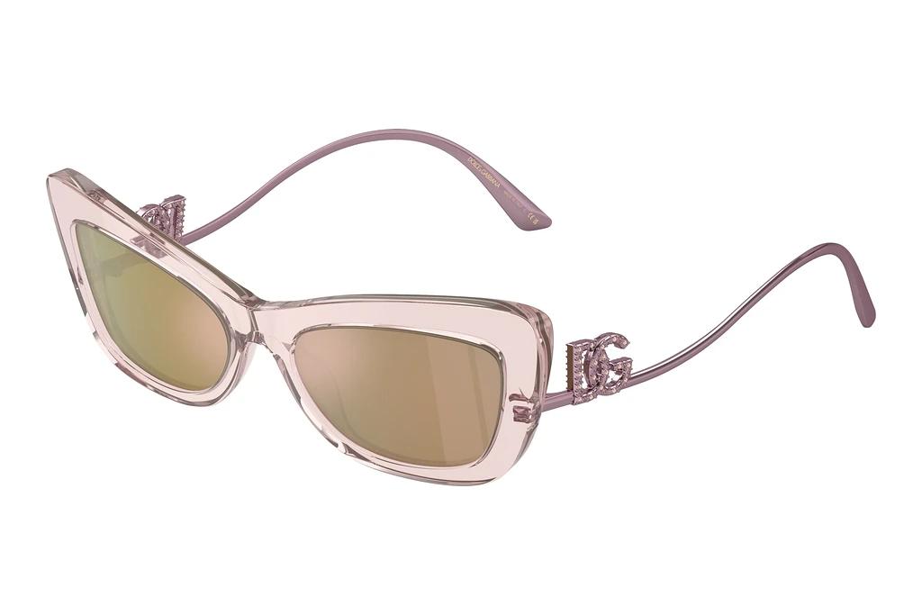 Dolce & Gabbana   DG4467B 31486X Light Brown Mirror PinkTransparent Rose
