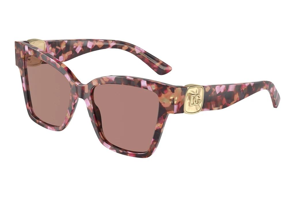 Dolce & Gabbana   DG4470 344073 Light BrownHavana Pink Pearl