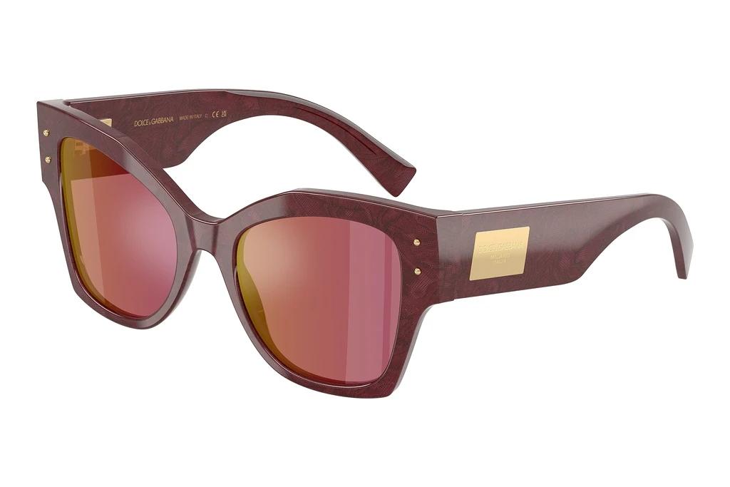 Dolce & Gabbana   DG4478 3442D0 Dark Violet Mirror RedBordeaux Lace