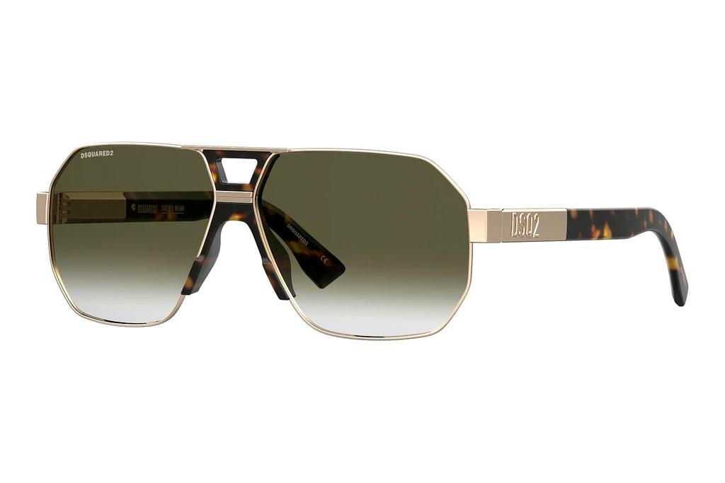 Dsquared2   D2 0028/S 06J/9K GREEN SHADEDGOLD