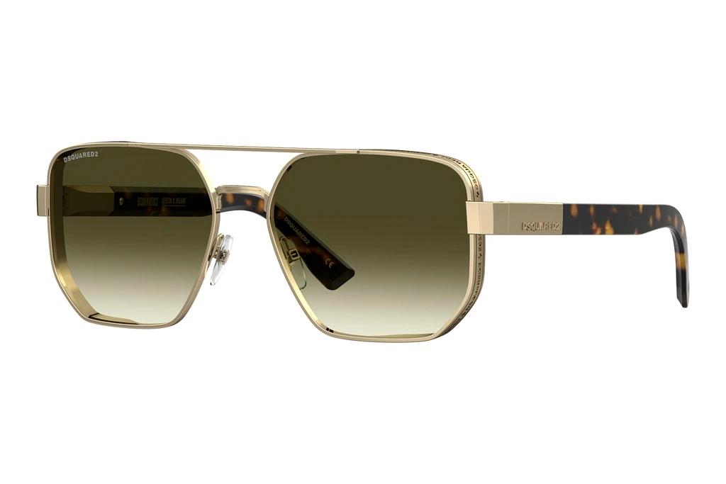 Dsquared2   D2 0083/S 06J/9K GREEN SHADEDGOLD