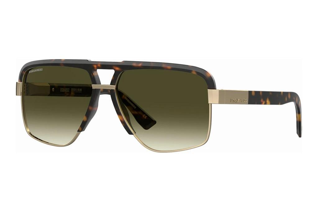 Dsquared2   D2 0084/S 2IK/9K GREEN SHADEDHAVANNA