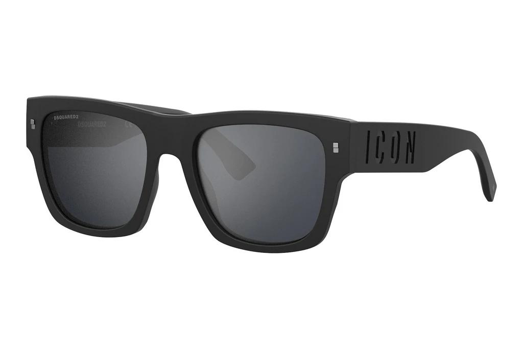 Dsquared2   ICON 0004/S 003/T4 SILVER MIRRORSCHWARZ