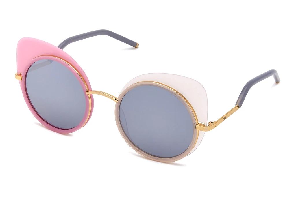 EYO   Caro Pepe 01 dark grey, silver mirrorred-peach-gold