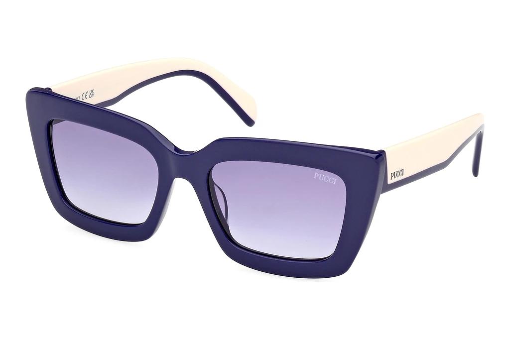 Emilio Pucci   EP0202 90W blau verlaufendGlänzend Blau