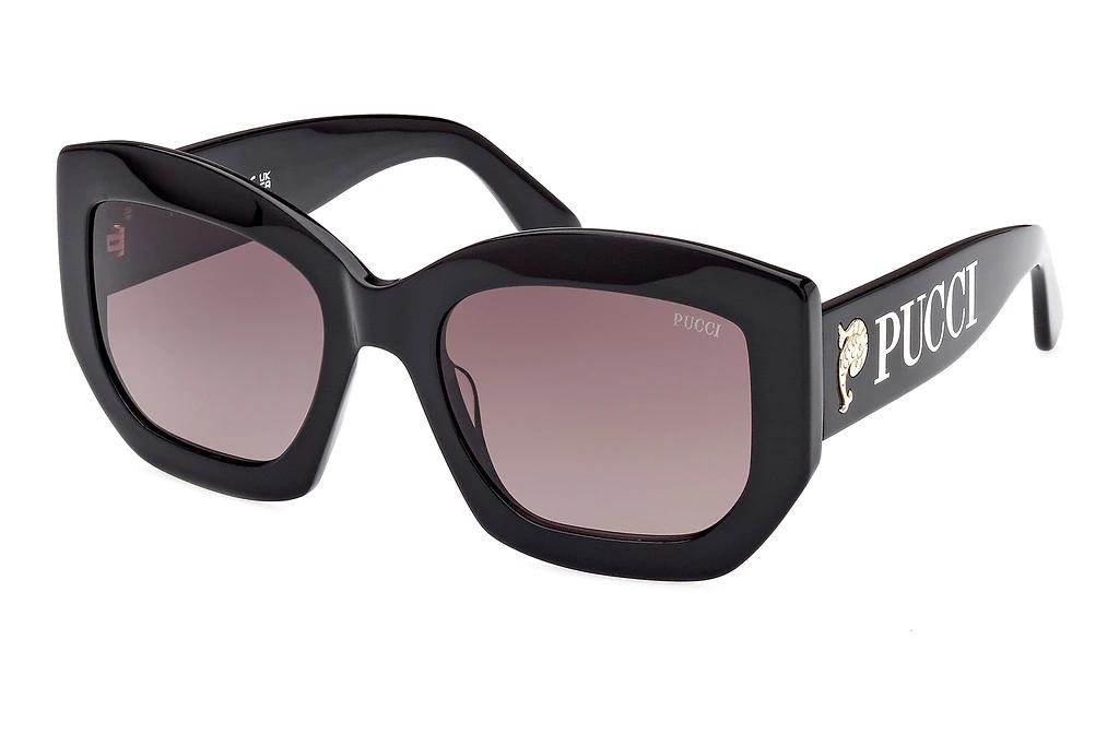 Emilio Pucci   EP0211 01B grau verlaufendGlänzend Schwarz