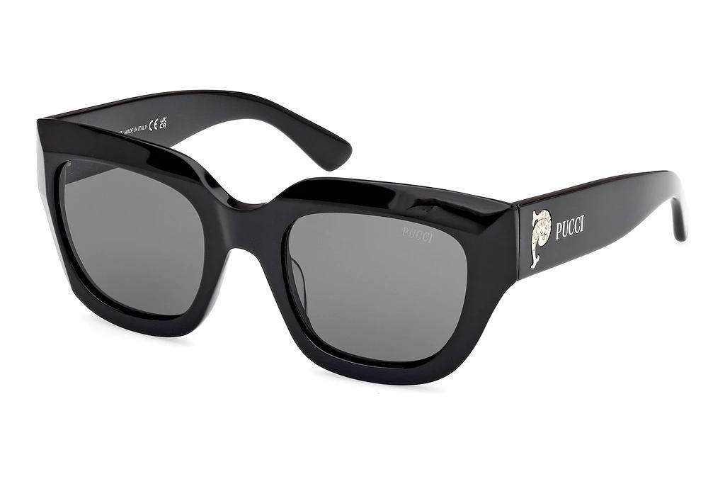 Emilio Pucci   EP0215 01A grauGlänzend Schwarz