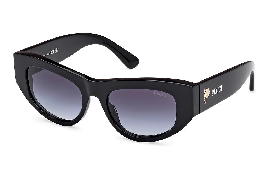 Emilio Pucci   EP0228 01W blau verlaufendGlänzend Schwarz
