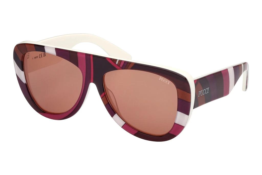 Emilio Pucci   EP0231 39V blauGlänzend Dunkel Gelb