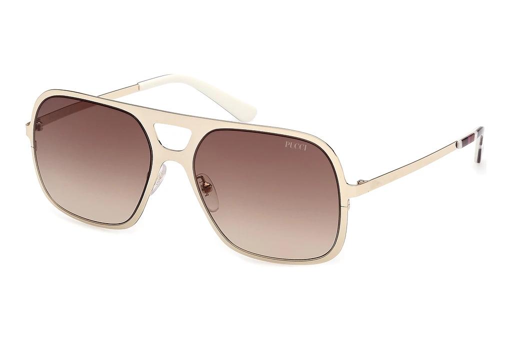 Emilio Pucci   EP0238 32F braun verlaufendGlänzend Blassgold