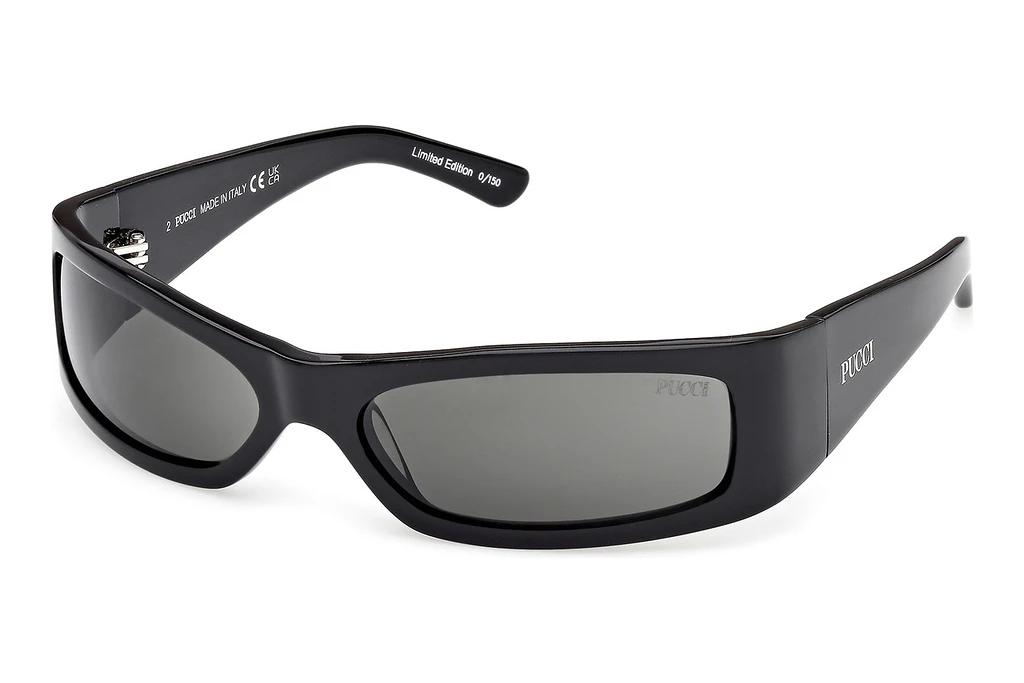 Emilio Pucci   EP0240 01A grauGlänzend Schwarz