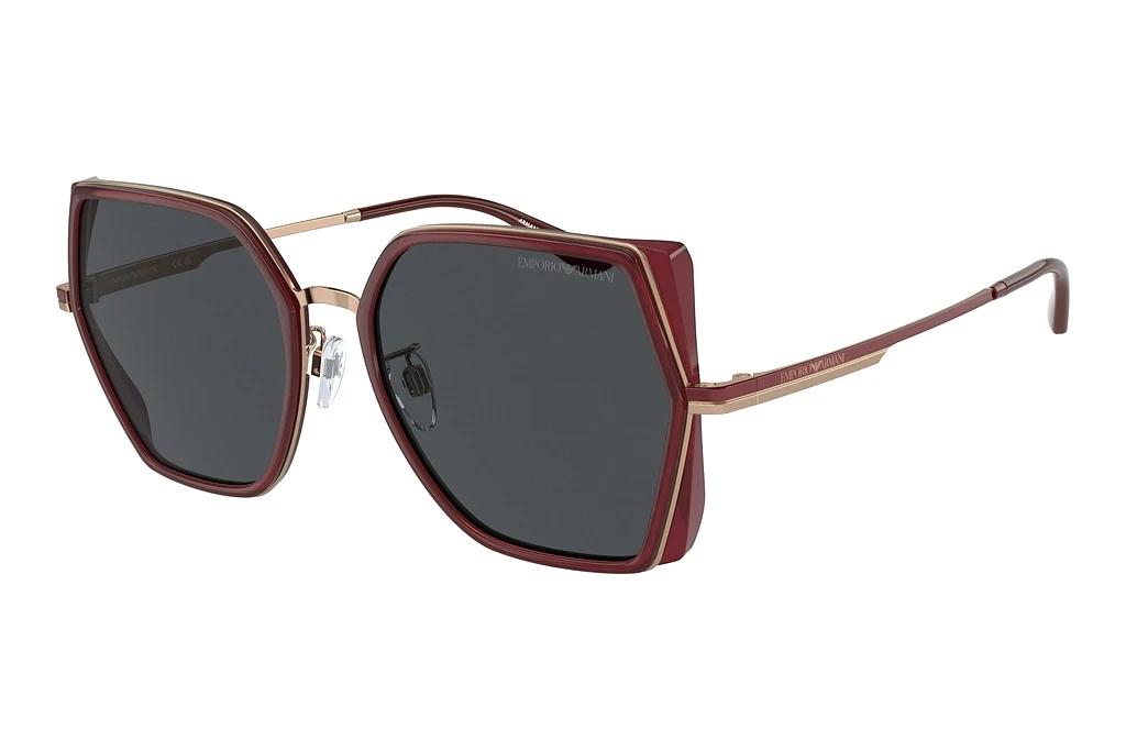 Emporio Armani   EA2142D 333487 Dark GreyShiny Rose Gold/Opal Bordeaux