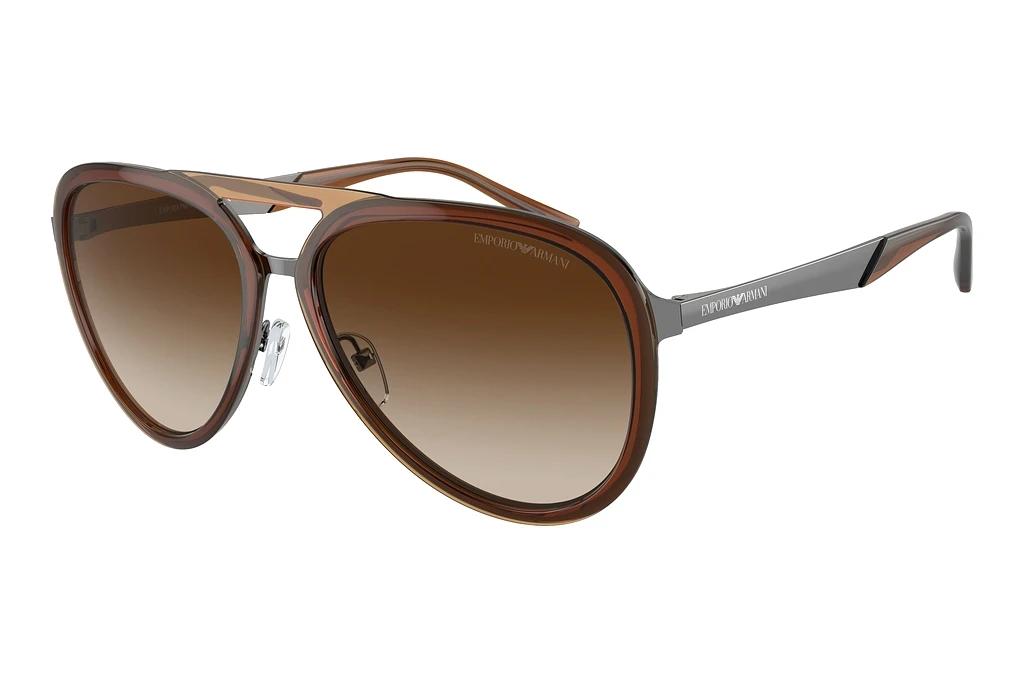 Emporio Armani   EA2145 336013 Gradient BrownShiny Transparent Brown