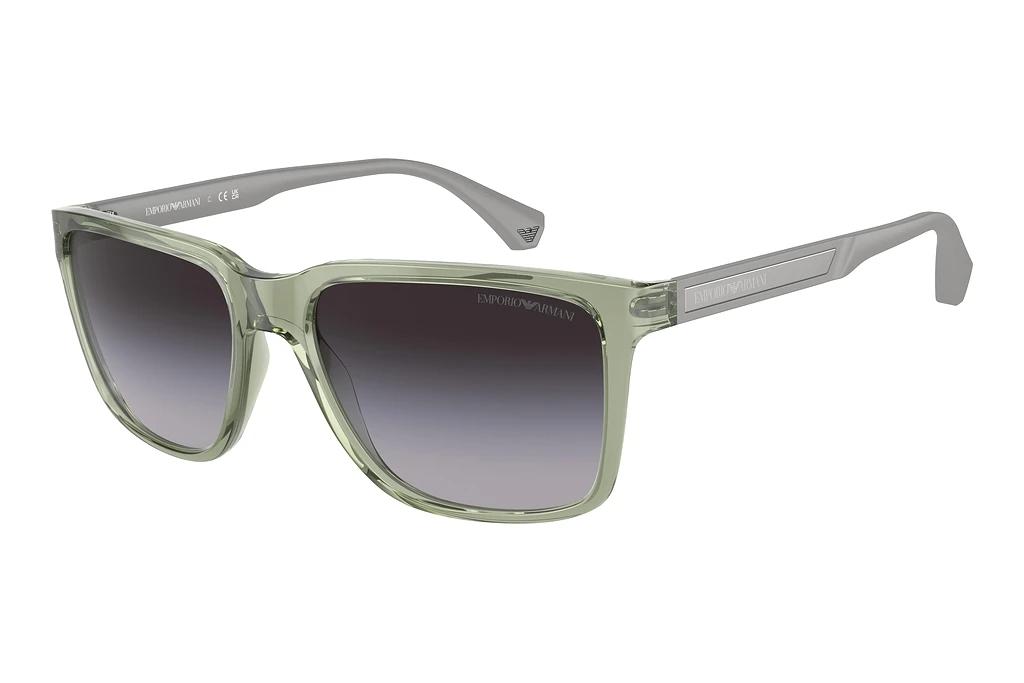 Emporio Armani   EA4047 53628G Gradient GreyShiny Transparent Green