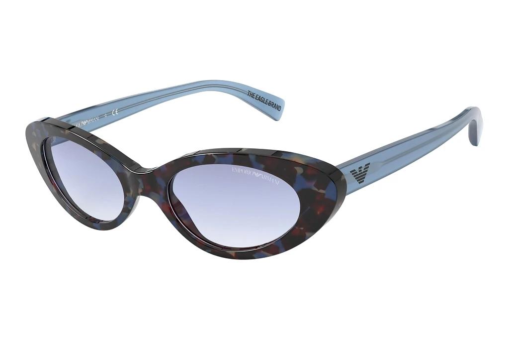 Emporio Armani   EA4143 582819 Clear Gradient Light BlueShiny Blue Havana