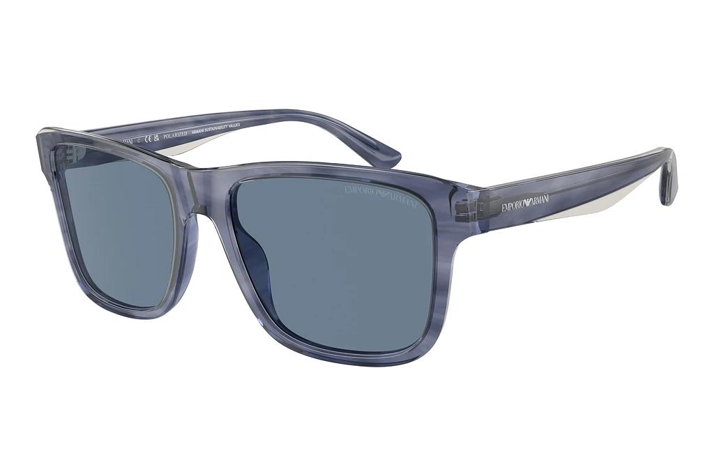 Emporio Armani   EA4208 605480 Dark BlueShiny Blue/Top Smoke