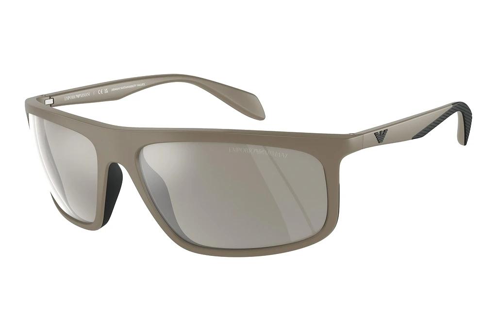 Emporio Armani   EA4212U 54376G Light Grey Mirror SilverMatte Mud/Rubber Black