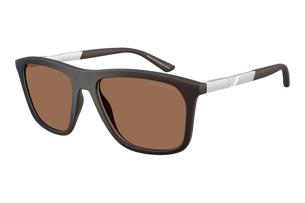 Emporio Armani   EA4237 6186EF Dark Brown Mirror GoldMatte Dark Brown