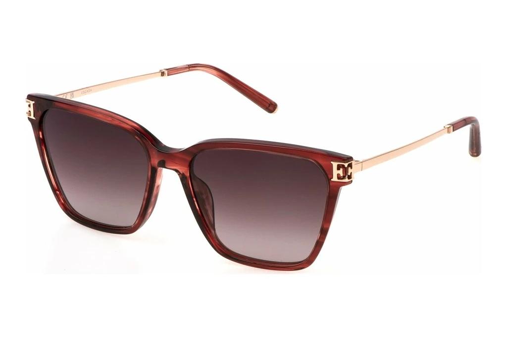 Escada   SESE47 09PH BROWNSHINY STRIPED BORDEAUX RED