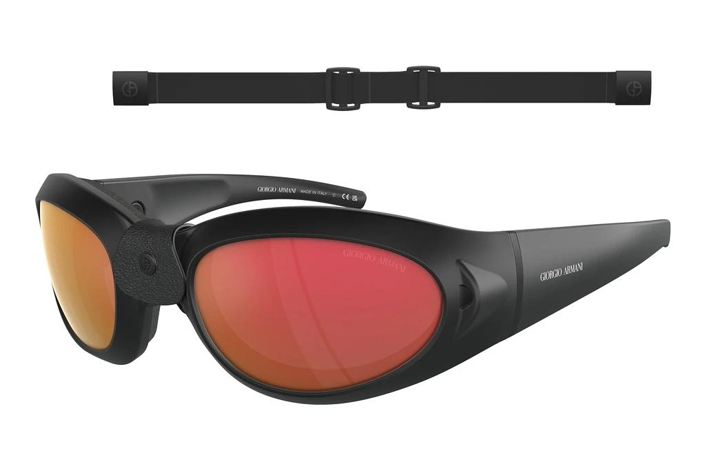 Giorgio Armani   AR8201Q 50426Q Dark Violet Mirror RedMatte Black