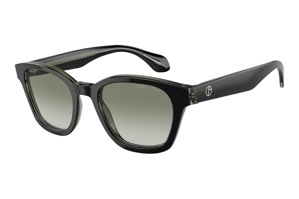 Giorgio Armani   AR8207 60873M Gradient GreenTop Black/Transparent Green
