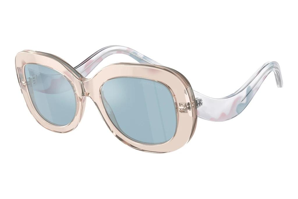 Giorgio Armani   AR8217 61511N Light Blue Mirror SilverTransparent Pink