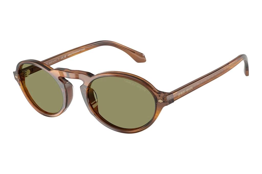 Giorgio Armani   AR8219U 616314 GreenStriped Honey
