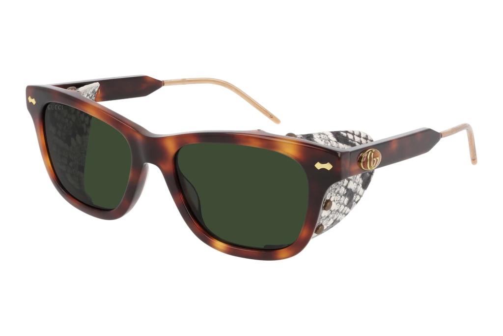 Gucci   GG0671S 002 GREENhavana-havana-green
